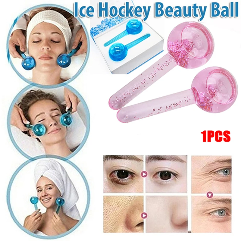 Ice Roller Magic Cold Balls For Eye Massage Beauty Ice Crystal Face Roller Ball Facial Massager Skin Care Tools