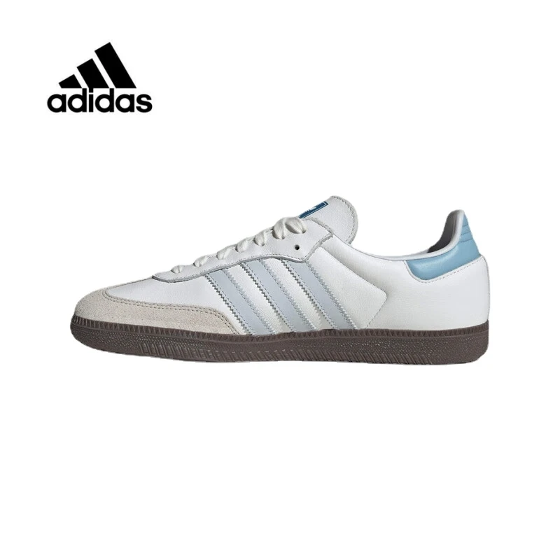 Original Adidas Clover Originals Samba OG Black and White Low Top Vintage German Training Shoes Casual Board Shoes sneakers
