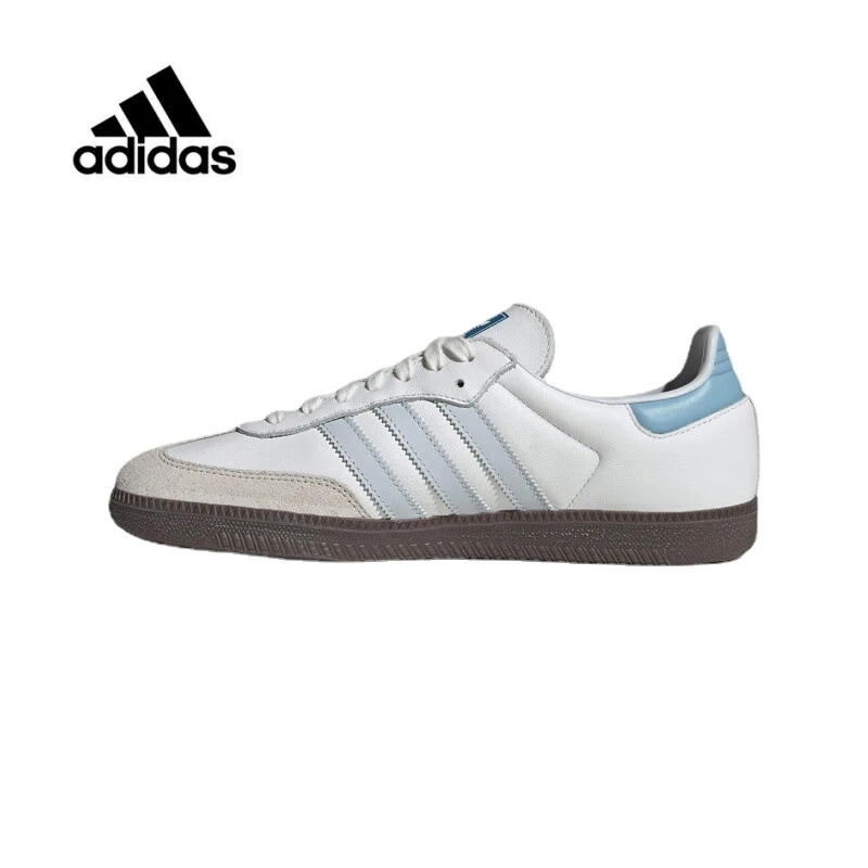 beauty products Sports and outdoors Original Adidas Clover Originals Samba OG Black and White Low Top Vintage German Training Shoes Casual Board Shoes sneakers